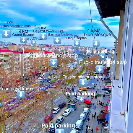Apartment Time Traveller's Mansion In Fatih Istanbul